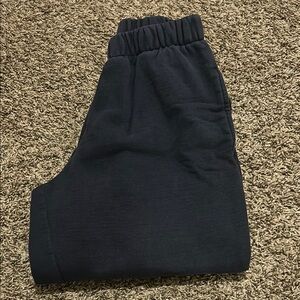 Brandy Melville Black Track Pants with Elastic Waistband